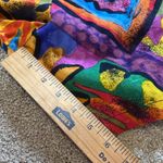 BOOM Multi Color Hippie Slouchy Sleeveless Short Romper w Pockets Size M Orange Size M Photo 8