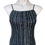 Trixxi NWT,  Shine Dress Spaghetti Straps Blue Sparkle, Sz S Photo 8