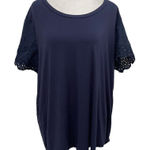 Kindred Bravely Eyelet Maternity Nursing Top T Photo 0