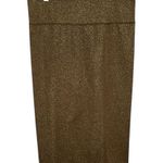 Aerie Seamless Shine Midi Skirt In Gold. Size M Photo 0