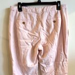 Banana Republic Factory Avery Linen Ankle Pant Pink Size 10 Photo 4