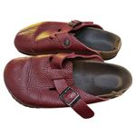 Birkenstock  Boston clogs - Red tumbled leather - Size 38 (7 - 7.5) Photo 2