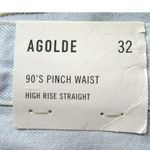 AGOLDE NWT 90's Pinch Waist in Haze High Rise Straight Rigid Cotton Jeans 32 Photo 4
