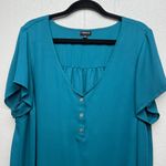 Torrid  Teal Womens Top 2X Workwear Office Career Casual Dressy Feminine … Photo 2