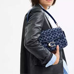 Coach Soft Tabby Shoulder Bag in Signature Denim with straps NEW with tags Photo 1