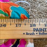 Alice & Trixie  Silk Halter Neck Adjustable Strap Bright Bold Slip Dress  LARGE Photo 3