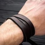 Mens and Womens Fashion Jewellery Bracelet Black Photo 3