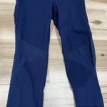 Alo Yoga Coast Stirrup Mesh Leggings Heel Strap Blue Women’s Size XS Photo 5