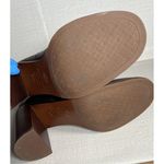 Antonio Melani Cammden Black Womens Sz 6.5M Leather Brown Heel Booties Cocktails Photo 7