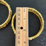 Pale gold tone polki style Indian bangles size 2.6 Photo 7