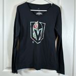 Fanatics  NHL Vegas Golden Knights VGK Hockey Black L/S Shirt Med EUC #7044 Photo 1