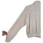 Sundry Women’s Cropped Full Zip Jacket Cream Size Small Activewear Sporty Photo 8