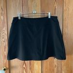 Athleta Black Mini Skort // Skirt w Shorts - Sz Large Photo 1