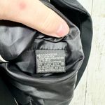 Anne Klein Blazer Jacket Womens 8P Black Pinstriped Platinum Wool Stretch Suit Photo 2