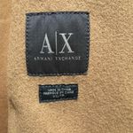 Armani Exchange  Camel Wool Long Double Breasted Vest with leather trim XS/Small Photo 6