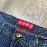 Vintage 2000s Glo Low Mide Rise Flare Denim Jeans Womens Waist Size 30 Blue Photo 4