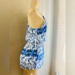 One Clothing ONE ❤️ CLOTHING Short Romper, Blue & White Size XS LIKE NEW Photo 3