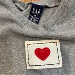 Gap Bundle of 2 Womens Tees -  Heart  & J CRew Snowflake  - Gray S/M Photo 7