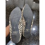 Banana Republic Pumps Women Size 8 White Brown Leopard Print Pointed Toe Slip On Photo 9