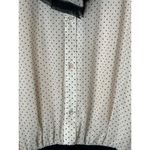 HAH Hot As Hell Bodysuit Women Small Black White Polka Dot Heavy Knecking NWT Photo 9