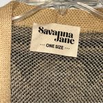 Savanna Jane Aztec Short Sleeve Cardigan Women’s One Size Tan Size undefined Photo 1