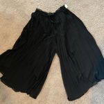 ZARA Black Pleated Culottes Photo 2