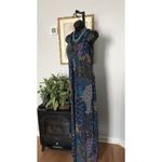 RAINDROPS Maxi Dress Women's Medium Summer Sleeveless Adjustable Strap Sheath Photo 1