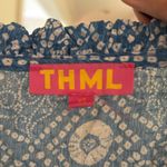 THML  Blue and White Patterned Blouse Photo 4