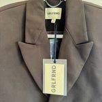 GRLFRND  The Cropped Blazer in Ganache Brown Size S NWT MSRP $395 Photo 2