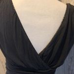 Ella Moss  Dark Gray V Neck Flowy Tank Top Photo 7