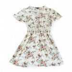 Lila Rose Cream Floral Mini Dress Size Medium Photo 0