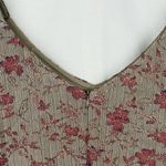 Alex Evenings Women's Size 12 Sleeveless Long Formal Dress Brown Floral Photo 5