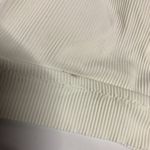 Aerie Bikini Set Ribbed Scoop Neck Removable Cups Cheekier White S Photo 1