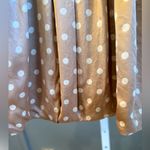Robert Rodriguez  Tan Polka Dot Silk Halter Top Size 6 Photo 3