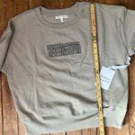 Revolve Women’s  Well Being crew neck organic sweatshirt size small NWT new Photo 3