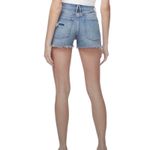 Good American  High Rise Cutoff Denim Mom Jeans Festival Shorts Size 2 Photo 2
