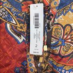 Chico's  Multicolor Paisley Long Sleeve Peasant Top Photo 1