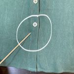 Carole Little VTG Tunic Shirt Womens 14 Green Blouse Top USA‎ Retro Classic Photo 6