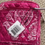 Vera Bradley Mini Crossbody Bag Hipster Purse Pink Stamped Paisley Pockets NWT Photo 3