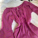 Free People Boho Linen Shift Mini Summer Dress Photo 3