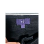 NYDJ Crop Black Pants Lift Tuck Technology Stretch Linen Tencel Spandex Blend 6 Photo 2