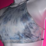 frankie's bikinis  Blue Tie-Dyed Bikini Top Photo 3