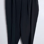 Kasper Women's Black Dress Pants 18W Pinstripe Career Workwear Lined Side Zip Photo 0