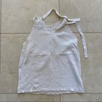 Ann Taylor  100% Cotton Ribbed Blouse Sz Medium Photo 4