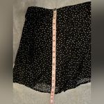 ZARA  Polka Dot Mini Skort Black and White tie belt size M Photo 5