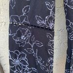 Forever 21 Size small black and white romper play suit Longsleeve floral Photo 4