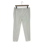 Piazza Sempione Emanuela White Cotton Blend Side-Zip Trousers Made in Italy Photo 5