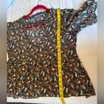 ZARA  Ruffled Red and White Blouse with 3/4 Sleeves Photo 6