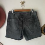 Anthropologie Pilcro denim shorts button fly cutoff Black Womens SIZE 29 Photo 2