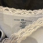 Brandy Melville NWOT  belle lace trim tank top one size baby blue white lace Photo 2